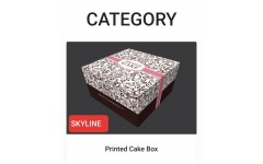 Printed Cake Box